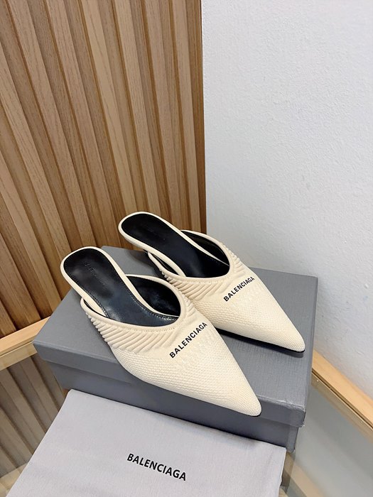 balenciag* 레터링 뮬 (굽 4cm)